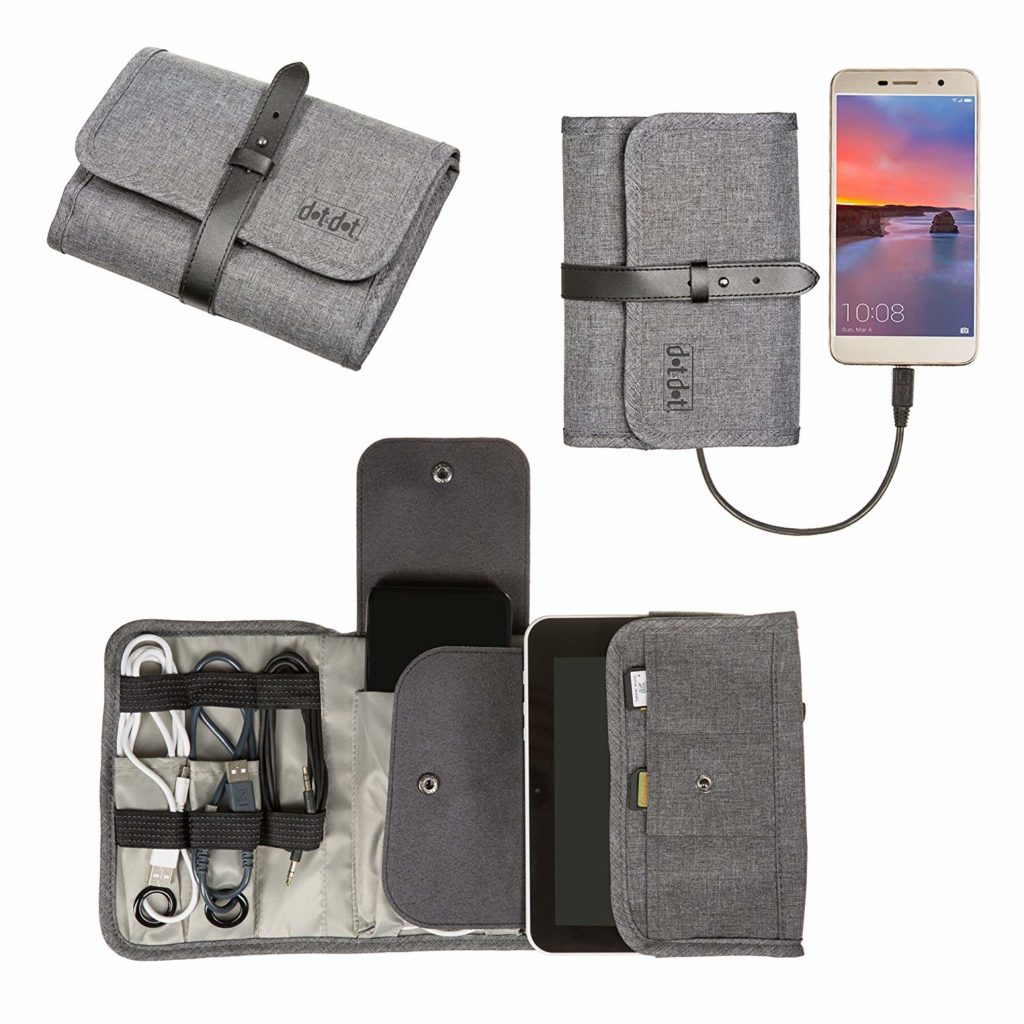 This electronic cable organizer is a great gift idea for someone who likes to travel in 2019.